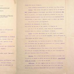 Consignes pour la vente de mdailles pour le 14 juillet 1916. Archives de Paris, VD6 2104