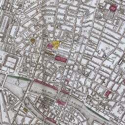 Les halles et marchs de Paris. Atlas administratif de la ville de Paris par M. Maire, gographe, 1821. Archives de Paris, 1Gb 12.