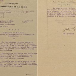 Occupation de btiments scolaires par les troupes allemandes. Archives de Paris, PEROTIN/6096/70/1/732 1.