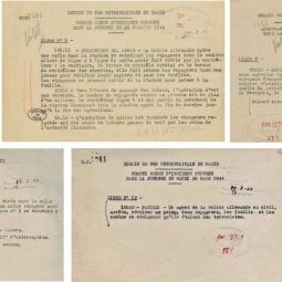 Incidents survenus dans le métropolitain avant juin 1944. Archives de Paris, PEROTIN/10331/56/1 33. 