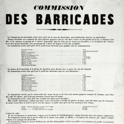 Arrt sur le trac des barricades, 13 avril 1871. Archives de Paris, ATLAS 528.