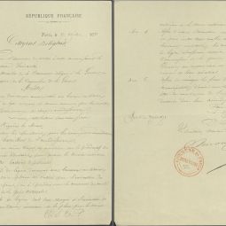 Notification de la Commune du dcret du 27 avril sur l’organisation militaire, 27 avril 1871. Archives de Paris, VD6 1503.