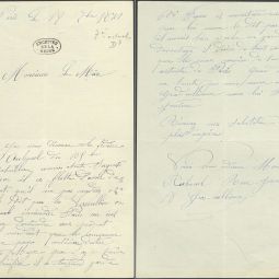 Lettre de dnonciation d’un Fdr, 18 septembre 1871. Archives de Paris, VD3 13.