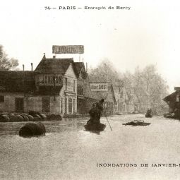 Entrepts de Bercy, inondations de Janvier-Fvrier 1910, 11Fi 1566.