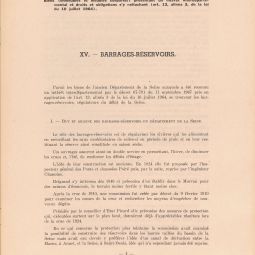 Dossier d'avant-projet de dvolution des barrages-rservoirs, Perotin/1021/77/1 15.
