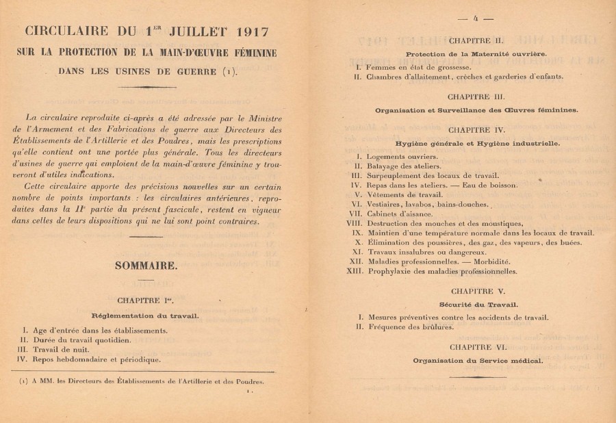 Règlement pour la protection et l utilisation de la main d oeuvre