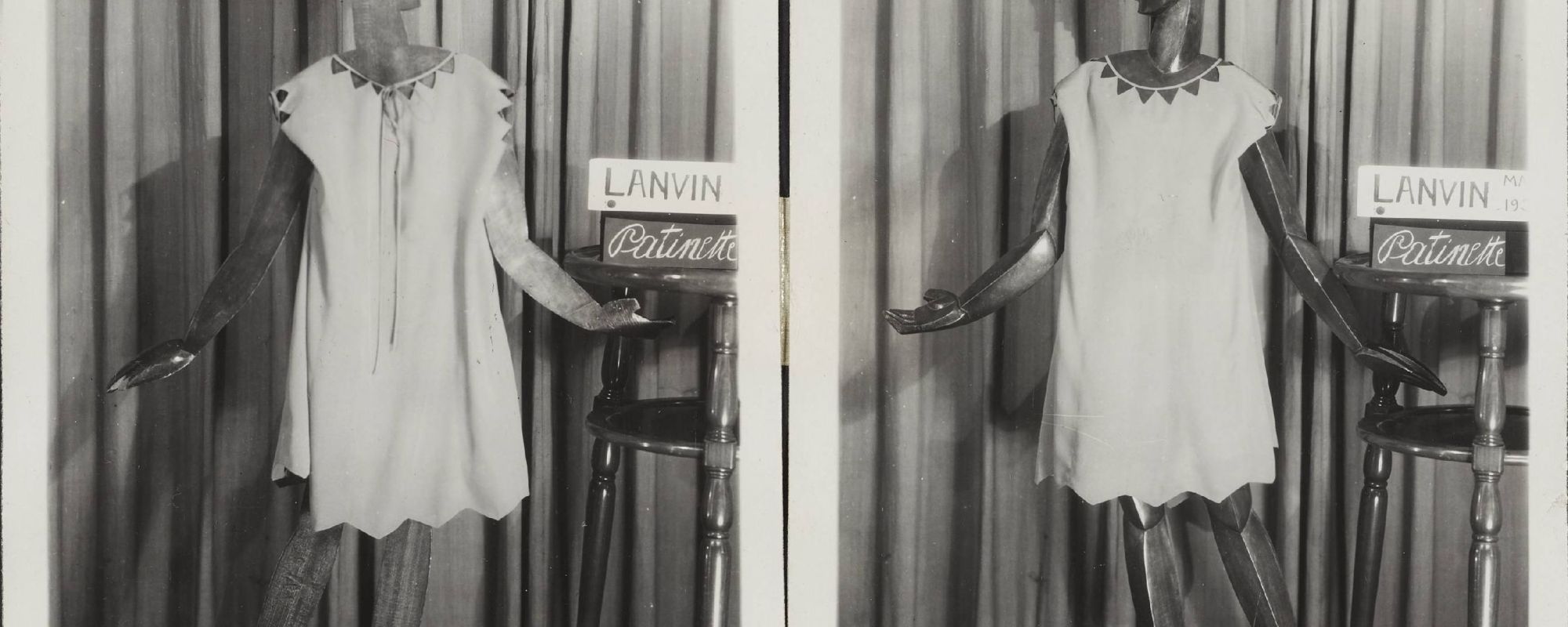 Modèle « Patinette » (robe d’enfant), déposé par Jeanne Lanvin, le 12 mars 1929, sous le n°11806 auprès du greffe des tissus du Conseil de prud’hommes de la Seine. Archives de Paris, D12U10 665.