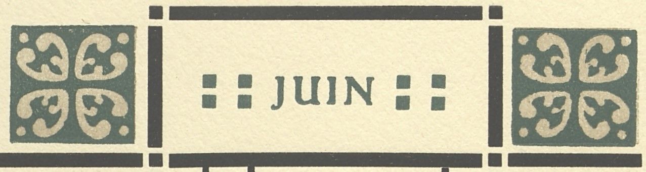 Ecole Estienne, albums de travaux d'lves : calendriers, 1911. Archives de Paris, 3864W 10.