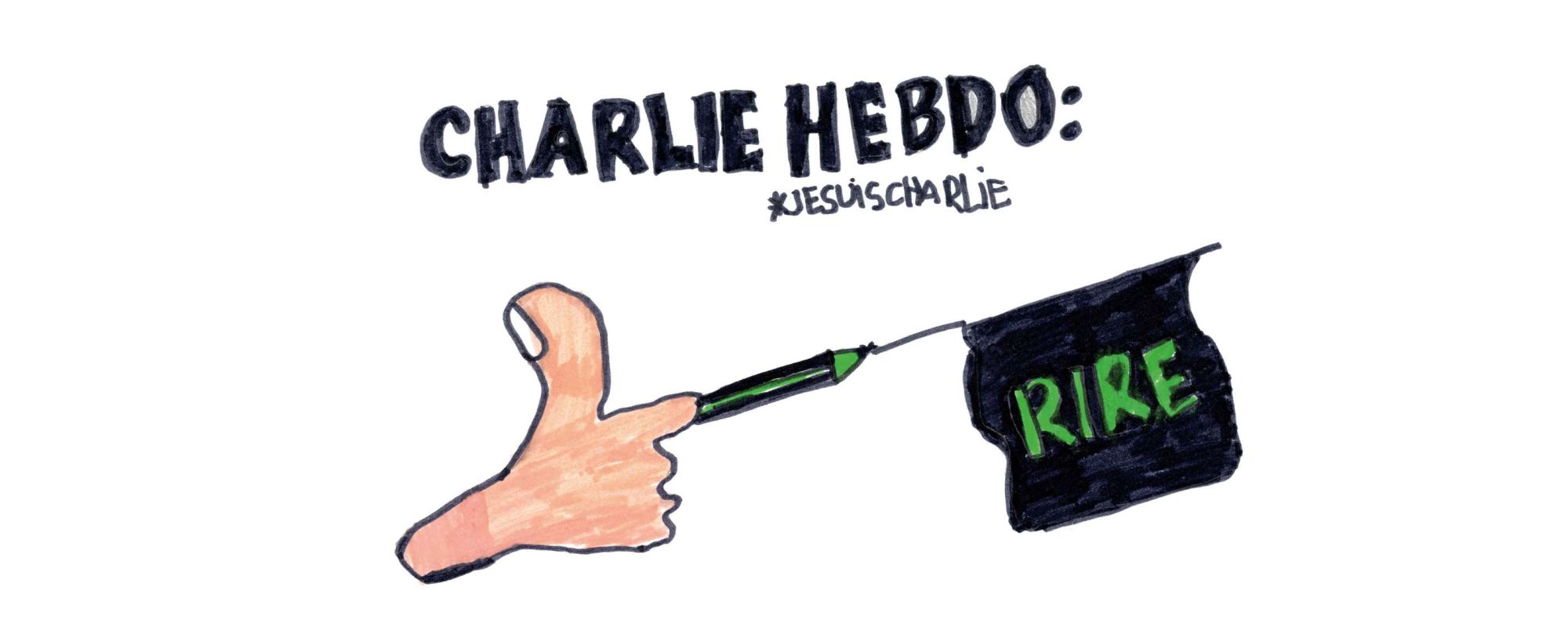 Fonds Charlie hebdo, dessins, 2015. Archives de Paris, 38Fi 1.