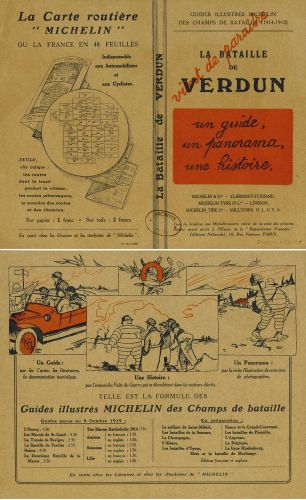 Guide touristique Michelin de la bataille de Verdun, 1919. Archives de Paris, D18Z 2.