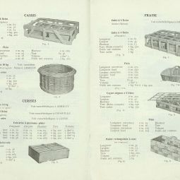 Catalogue des emballages standards « cominaperex » du comité permanent des exportateurs de fruits et légumes, 1933. Archives de Paris, 1338W 1148.