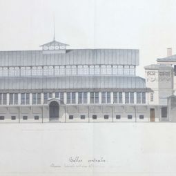 Construction du premier pavillon (