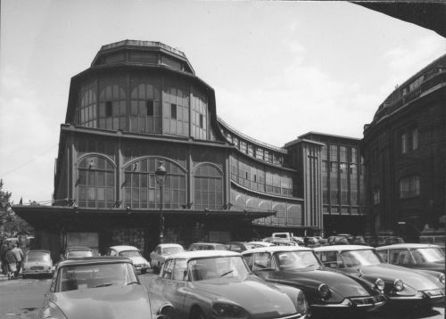 Photographie des pavillons n1 etn2, vers 1960. Archives de Paris, 3478W 77.