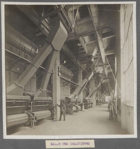 Album photographique "Production et distribution de gaz, d'lectricit, d'air comprim, de chaleur", 1929. Archives de Paris, ATLAS 1035.