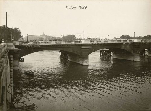 Album photo des travaux dlargissement du pont de la Concorde (1929-1933). Archives de Paris, 9Fi 10