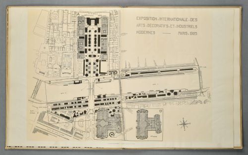 Rapport gnral de lexposition internationale des arts dcoratifs et industriels de 1925  section administrative. Archives de Paris, ATLAS 210 bis.