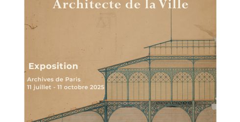 Victor Baltard, architecte de la Ville, affiche