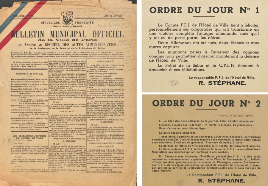 "Les glorieuses journes de l'Htel de Ville". Archives de Paris, D38Z 6. 