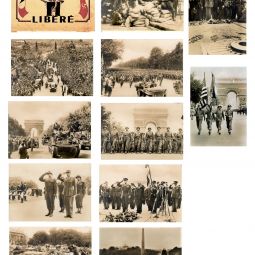 Cartes postales de célébration de la Libération de Paris. Archives de Paris, D38Z 5. 