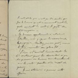 Lettre de Georges Clémenceau, maire du 18e arrondissement, à un commandant de la garde nationale, 17 décembre 1870. Archives de Paris, 5AZ 1, dossier 39.