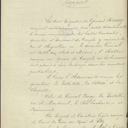 Rapport du commissariat de police de Versailles, 29 mai 1871. Archives de Paris, 1AZ 18, dossier 166, pièce 115.