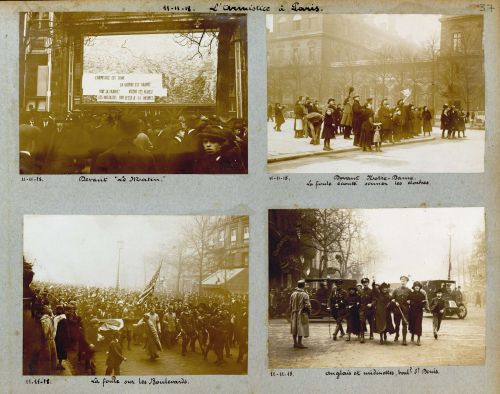 Album photographique : la guerre, 1917-1919, Paris. Archives de Paris, 9Fi 9.