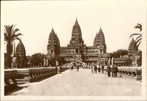 Exposition coloniale internationale, temple d'Angkor Vat, Braun et Cie, éditeurs-concessionnaires, 1931. Archives de Paris, 11Fi 2772. 