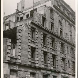 Photographie, immeuble 1 rue Gudin Paris 16e, 1955. Archives de Paris, 1131W 214.