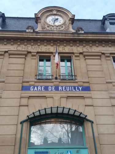 Gare de Reully, 2021. ©Archives de Paris/Laurence Benoist.