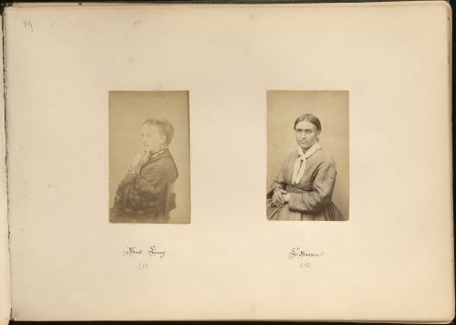 Portraits de Mme Leroy et Marie-Jeanne Moussu, par Ernest Appert, 1871, Archives de Paris, 9Fi 5.