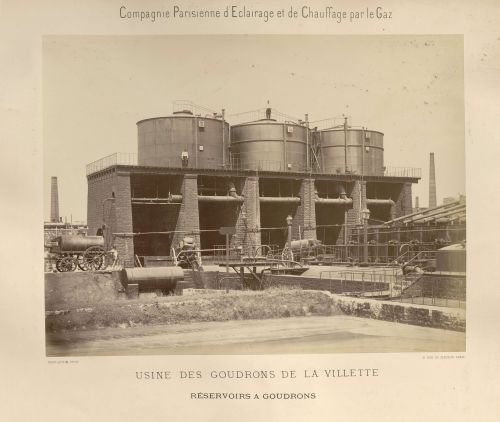 Compagnie parisienne d’éclairage et de chauffage par le gaz, photographies Albert Fernique, 1878-1879. Archives de Paris, Atlas 1007.
