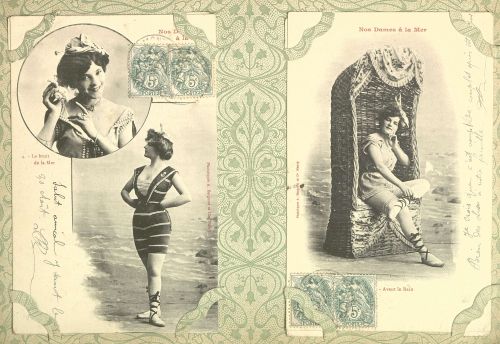 Cartes postales, circa 1900. Archives de Paris, 8AZ 39.