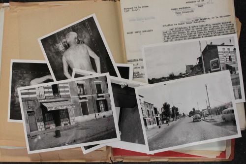 Dossier de mort sans suite, photographe anonyme. Tribunal de grande instance, Parquet.1961. Archives de Paris, 61W 14. 