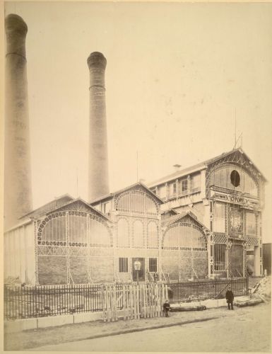 Album photographique consacré à la construction de l’usine Popp, quai de la gare, 1878-1890. Archives de Paris, en cours de cotation.