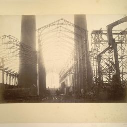 Album photographique consacré à la construction de l’usine Popp, quai de la gare, 1878-1890. Archives de Paris, en cours de cotation.