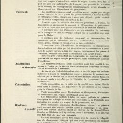 Note du Service de la main-d’œuvre scolaire sur le ramassage des marrons, verso, octobre 1917. Archives de Paris, DM7 30.