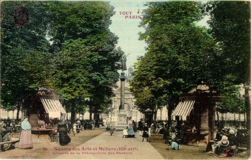 Carte postale, square des Arts et Mtiers, c. 1900. Archives de Paris, 8Fi 6.