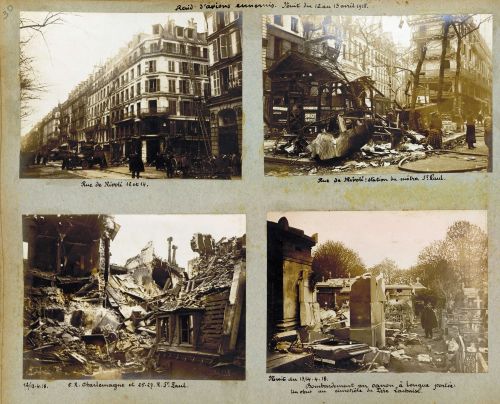 Photographies des dégâts causés par les bombardements aériens et par canon. 9Fi 9.
