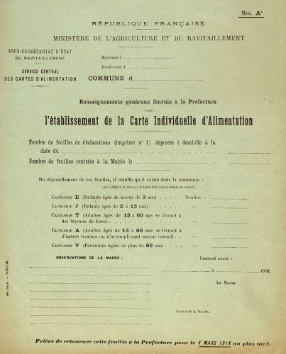 Lettre du prfet de la Seine aux maires des arrondissements de Paris. D1R7 265.