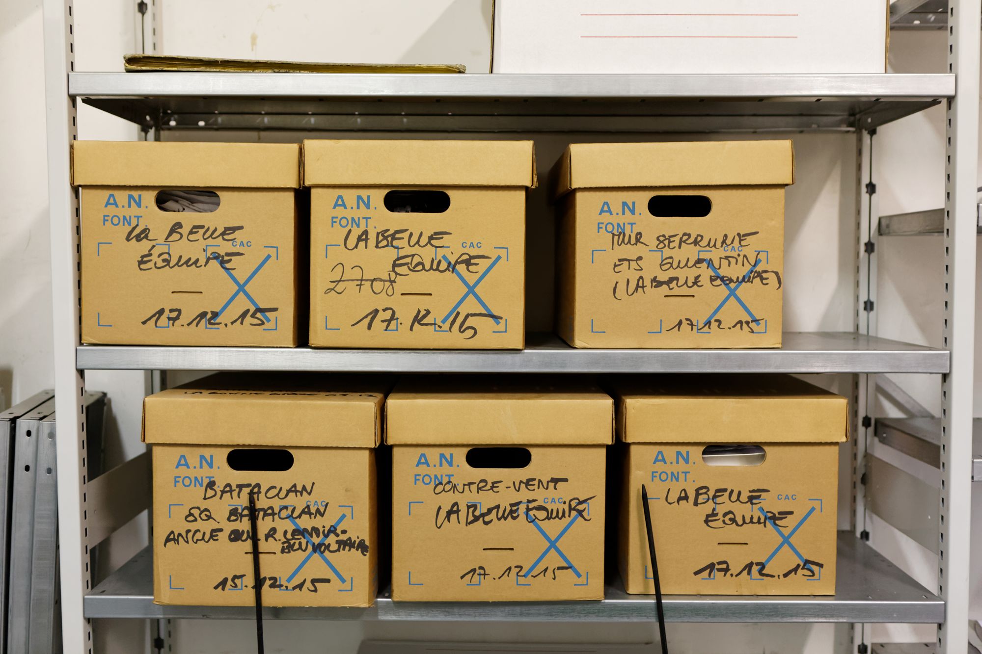 Attentats de 2015 : accès aux inventaires