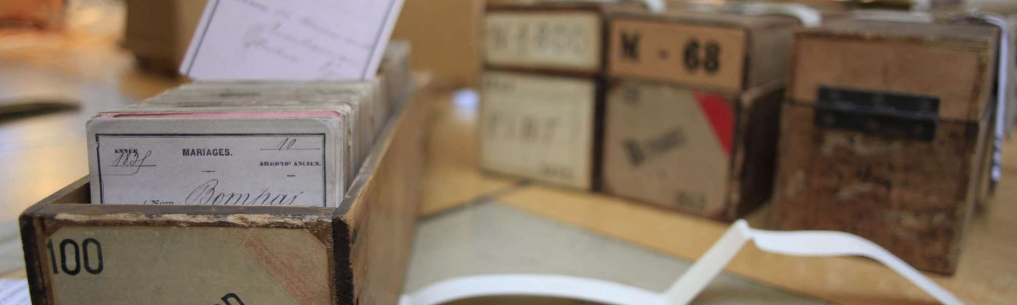 Fichier de l'état civil reconstitué.