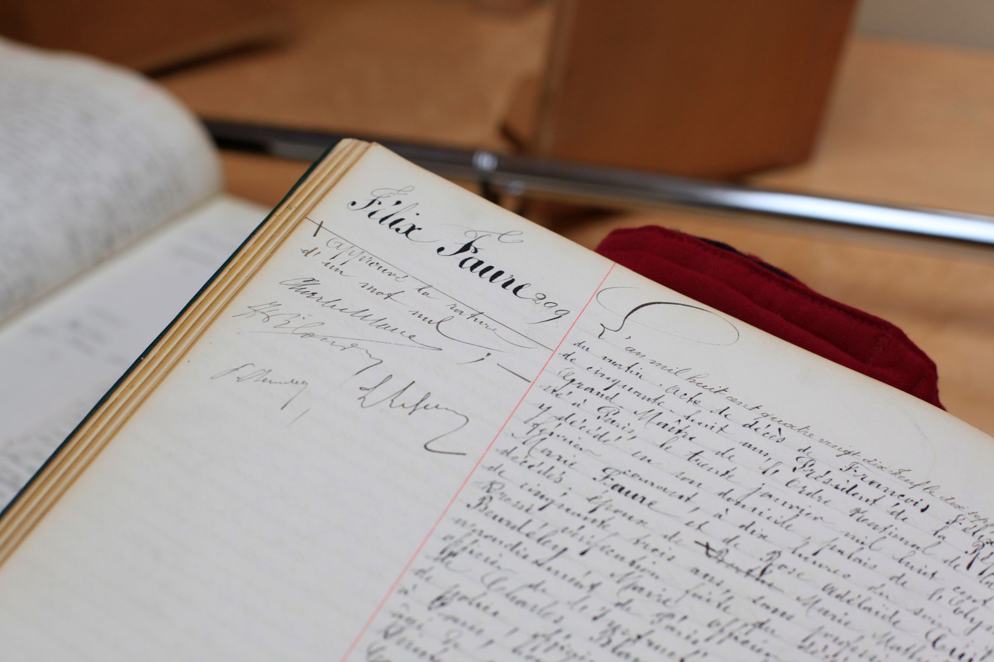 Acte de décès de Felix Faure (V4E 8755)