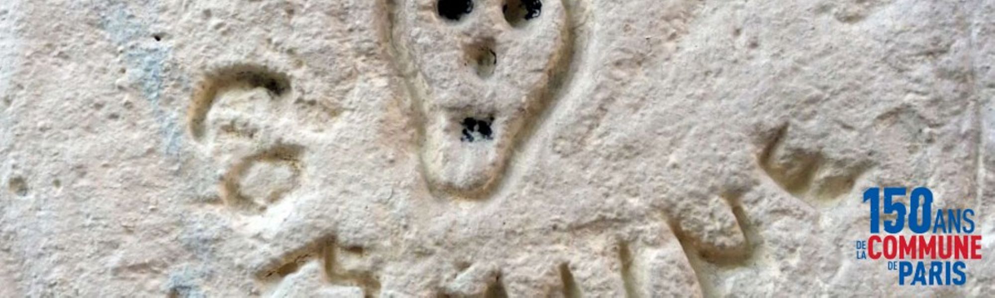 Graffiti sur un mur rue de Savies, 20e arrondissement de Paris. Photographie ©Laurence Benoist.